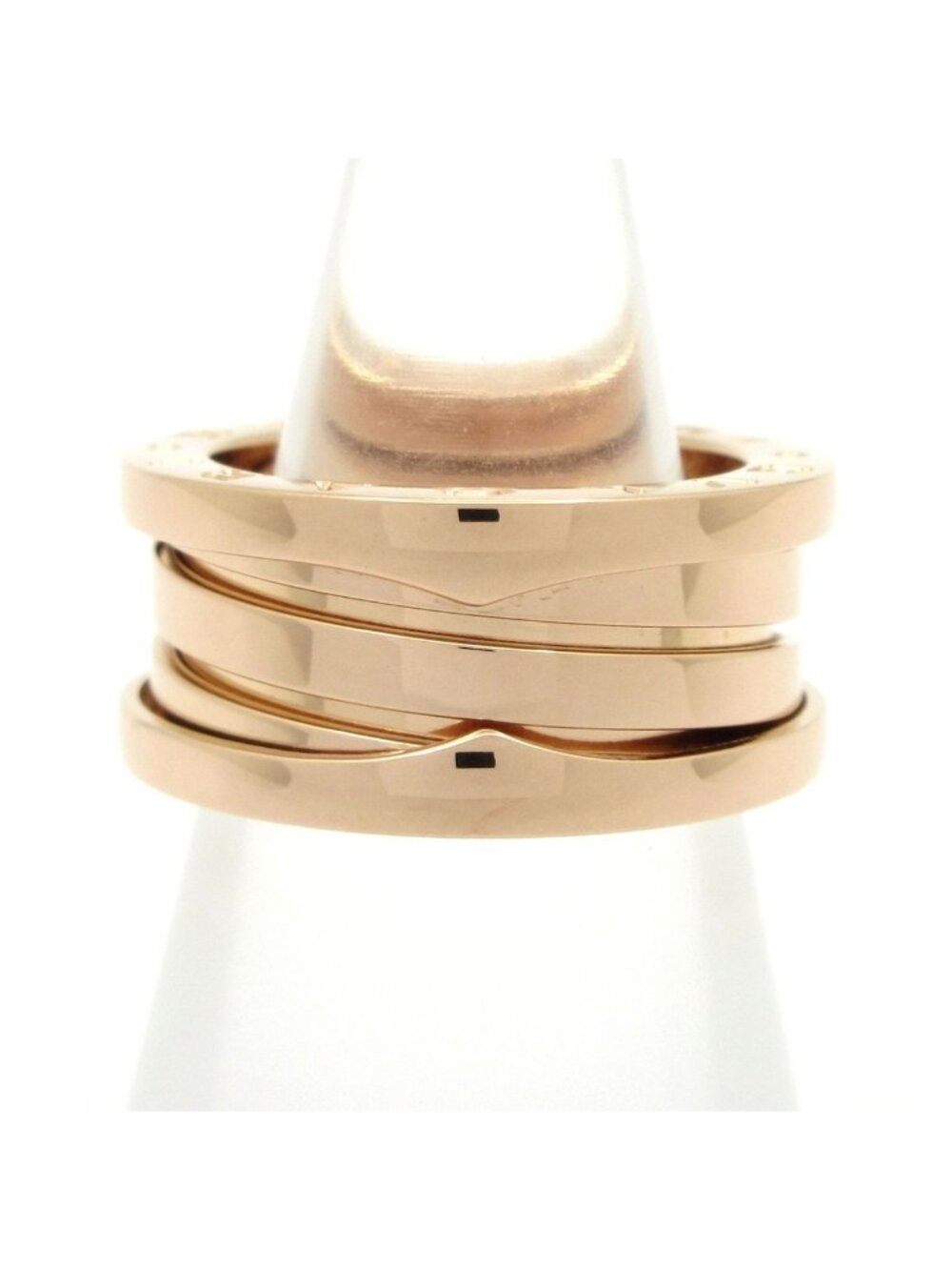 Bvlgari Ring 49 B.zero1 18k Pink Gold